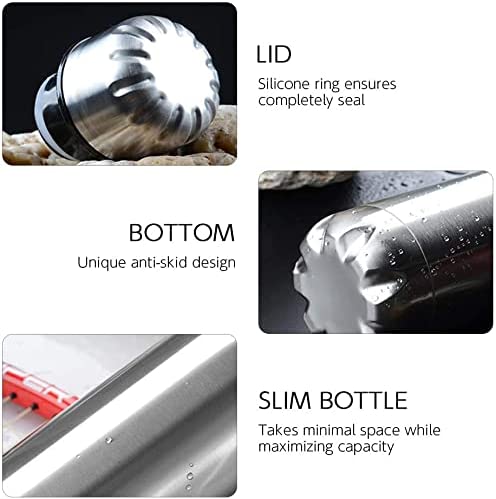 Stainless Steel Water Bottle 500m Double Walled Sports Water Bottle Vacuum Insulated Cola Shape Travel