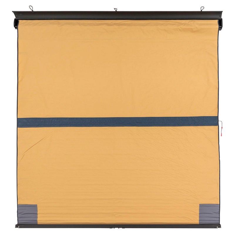 ARB Aluminium Awning with LED Light, 2500 cm x 2500 cm Size, Black