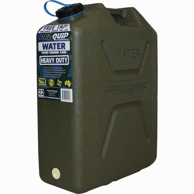JERRY CAN PLASTIC WATER 22L